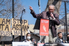 New York - Stop the Hate Rally held in Columbus Park in Manhattan. Elected officials and celebrities speak out against violence.
(Photos©Reiko Yanagi2021)