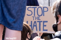 New York - Stop the Hate Rally held in Columbus Park in Manhattan. Elected officials and celebrities speak out against violence.
(Photos©Reiko Yanagi2021)