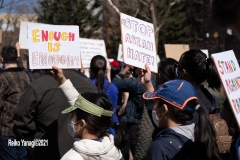 New York - Stop the Hate Rally held in Columbus Park in Manhattan. Elected officials and celebrities speak out against violence.
(Photos©Reiko Yanagi2021)