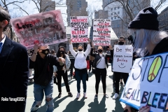 New York - Stop the Hate Rally held in Columbus Park in Manhattan. Elected officials and celebrities speak out against violence.
(Photos©Reiko Yanagi2021)