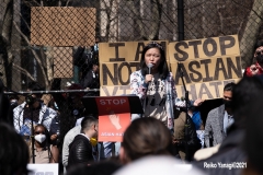 New York - Stop the Hate Rally held in Columbus Park in Manhattan. Elected officials and celebrities speak out against violence.
(Photos©Reiko Yanagi2021)