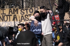 New York - Stop the Hate Rally held in Columbus Park in Manhattan. Elected officials and celebrities speak out against violence.
(Photos©Reiko Yanagi2021)