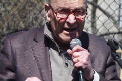 Senator Charles Schumer and members and supporters of the Asian-American community attend a "rally against hate" at Columbus Park in New York City. Three massage parlors around Atlanta were targeted March 16, 2021, and a 21-year-old suspect was arrested. Robert Aaron Long faces eight counts of murder and one charge of aggravated assault.