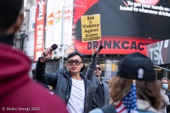 New York-  Stop the Hate Rally and March held in Times Square. speakers and celebrities gathered at the Red steps and then marched down to foley square to meet up with other protestors and continued to march over the Brooklyn Bridge to Cadmen plaza.
Photos: Reiko Yanagi