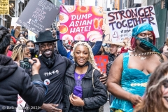 New York-  Stop the Hate Rally and March held in Times Square. speakers and celebrities gathered at the Red steps and then marched down to foley square to meet up with other protestors and continued to march over the Brooklyn Bridge to Cadmen plaza.
Photos: Reiko Yanagi