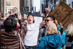 New York-  Stop the Hate Rally and March held in Times Square. speakers and celebrities gathered at the Red steps and then marched down to foley square to meet up with other protestors and continued to march over the Brooklyn Bridge to Cadmen plaza.
Photos: Reiko Yanagi