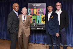 A special screening of the HBO documentary “Street Gang: How We Got to Sesame Street” is held at the Leonard Nimoy Thalia Theatre at Symphony Space on Fri., December 11, 2021.

Roscoe Orman, Bob McGrath, Emilio Delgado, Frank Oz.

(Marc A. Hermann)