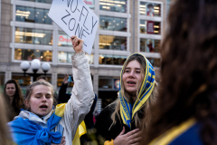 Students Stand with Ukrain-Union Square
©Lori Hillsberg