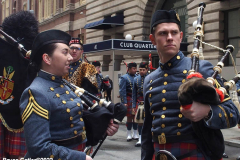 April 9, 2022  New York,  Tartan Day Parade.
Grand Marshal Karen  Gillan is a Scottish actress and filmmaker.For the first time since 2019, the 2022 annual Tartan Day Parade in New York will be hosted in person.