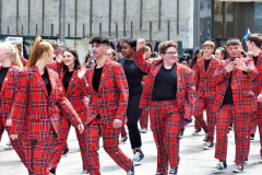 April 9, 2022  New York,  Tartan Day Parade.
Grand Marshal Karen  Gillan is a Scottish actress and filmmaker.For the first time since 2019, the 2022 annual Tartan Day Parade in New York will be hosted in person. 
Photographs©Charles Ruppmann2022