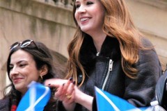 April 9, 2022  New York,  Tartan Day Parade.
Grand Marshal Karen  Gillan is a Scottish actress and filmmaker.For the first time since 2019, the 2022 annual Tartan Day Parade in New York will be hosted in person. 
Photographs©Charles Ruppmann2022
