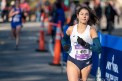 DECEMBER 4: The Ted Corbitt 15K race is held in Central Park, celebrating Corbitt's life and legacy on December 4, 2021. This race honors Ted Corbitt (1919Ð2007), the first president of New York Road Runners, the first African-American to compete in the Olympic marathon, and an ultramarathon pioneer who ran more than 200,000 miles in his lifetime. Beyond his running achievements, CorbittÕs legacy includes setting standards for course measurement and age-group competition.  Copyright Jon Simon