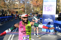 DECEMBER 4: The Ted Corbitt 15K race is held in Central Park, celebrating Corbitt's life and legacy on December 4, 2021. This race honors Ted Corbitt (1919Ð2007), the first president of New York Road Runners, the first African-American to compete in the Olympic marathon, and an ultramarathon pioneer who ran more than 200,000 miles in his lifetime. Beyond his running achievements, CorbittÕs legacy includes setting standards for course measurement and age-group competition.  Copyright Jon Simon