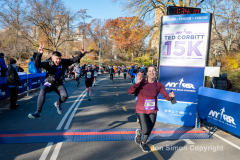 DECEMBER 4: The Ted Corbitt 15K race is held in Central Park, celebrating Corbitt's life and legacy on December 4, 2021. This race honors Ted Corbitt (1919Ð2007), the first president of New York Road Runners, the first African-American to compete in the Olympic marathon, and an ultramarathon pioneer who ran more than 200,000 miles in his lifetime. Beyond his running achievements, CorbittÕs legacy includes setting standards for course measurement and age-group competition.  Copyright Jon Simon