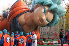 New York,  The 95th Annual Macy's Thanksgiving Day Parade held on November 25th, 2021, in New York City,  
The Parade route is 2.5 miles from start to finish winding thru the streets of Manhattan to its final destination Macy's at 34th Street.