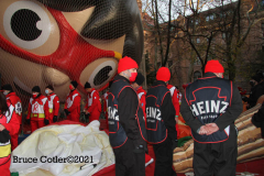 New York,  The 95th Annual Macy's Thanksgiving Day Parade held on November 25th, 2021, in New York City,  
The Parade route is 2.5 miles from start to finish winding thru the streets of Manhattan to its final destination Macy's at 34th Street.