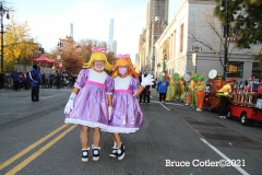 New York,  The 95th Annual Macy's Thanksgiving Day Parade held on November 25th, 2021, in New York City,  
The Parade route is 2.5 miles from start to finish winding thru the streets of Manhattan to its final destination Macy's at 34th Street.