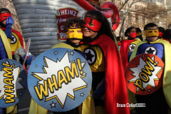 New York,  The 95th Annual Macy's Thanksgiving Day Parade held on November 25th, 2021, in New York City,  
The Parade route is 2.5 miles from start to finish winding thru the streets of Manhattan to its final destination Macy's at 34th Street.