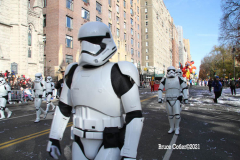 New York,  The 95th Annual Macy's Thanksgiving Day Parade held on November 25th, 2021, in New York City,  
The Parade route is 2.5 miles from start to finish winding thru the streets of Manhattan to its final destination Macy's at 34th Street.