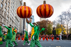 Balloons galore as the MacyÕs 95th Annual Thanksgiving Parade marched through Manhattan on 11/25/21.  Copyright Jon Simon