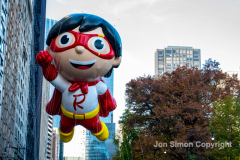 Balloons galore as the MacyÕs 95th Annual Thanksgiving Parade marched through Manhattan on 11/25/21.  Copyright Jon Simon