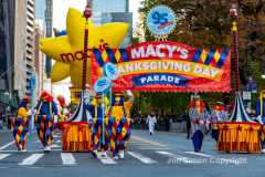Balloons galore as the Macy’s 95th Annual Thanksgiving Parade marched through Manhattan on 11/25/21.  Copyright Jon Simon