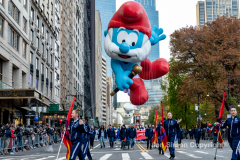 Balloons galore as the MacyÕs 95th Annual Thanksgiving Parade marched through Manhattan on 11/25/21.  Copyright Jon Simon