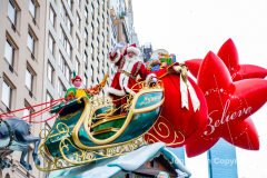 Balloons galore as the Macy’s 95th Annual Thanksgiving Parade marched through Manhattan on 11/25/21.  Copyright Jon Simon