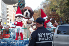 New York,  The 95th Annual Macy's Thanksgiving Day Parade held on November 25th, 2021, in New York City,  
The Parade route is 2.5 miles from start to finish winding thru the streets of Manhattan to its final destination Macy's at 34th Street.
