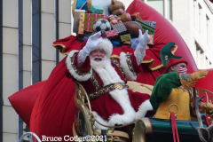 New York,  The 95th Annual Macy's Thanksgiving Day Parade held on November 25th, 2021, in New York City,  
The Parade route is 2.5 miles from start to finish winding thru the streets of Manhattan to its final destination Macy's at 34th Street.