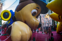Macy’s Parade Balloon Inflation was held along NYC’s Central Park West on 11/24/21.  Balloons of various colors and sizes were on display to the public This is as an annual event, the night before the Macy’s parade.  Copyright Jon Simon