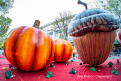 Macy’s Parade Balloon Inflation was held along NYC’s Central Park West on 11/24/21.  Balloons of various colors and sizes were on display to the public This is as an annual event, the night before the Macy’s parade.  Copyright Jon Simon