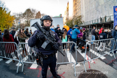 Macy’s Parade Balloon Inflation was held along NYC’s Central Park West on 11/24/21.  Balloons of various colors and sizes were on display to the public This is as an annual event, the night before the Macy’s parade.  Copyright Jon Simon