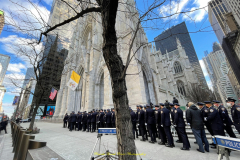 The Wake for NYPD Officer Jason Rivera at St Patrick's Cathedral