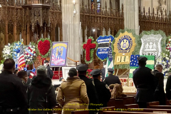 The Wake for NYPD Officer Jason Rivera at St Patrick's Cathedral