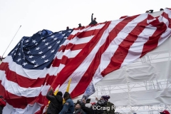 Supporters of President Trump, part of a group of thousands, storm the United States Capitol in Washington, D.C., Wednesday, Jan. 6, 2020, as they protest the electoral college certification of President-Elect Joe Biden.