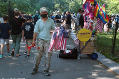 Salute to the HomeTown Heroes Ticker-Tape Parade to honor essential workers. The parade started in Battery Park and made its way up  Broadway (Canyon of Heroes) to City Hall  where NYC Mayor Bill de Blasio greeted them. The City Hall ceremony was modified because of the extreme heat today. The parade  featured 10 bands and 14 specialty vehicles. 
 The floats  departed in the following order, beginning with  
1.     Hospital Workers
2.     Healthcare Workers
3.     Education & Childcare
4.     First Responders
5.     Community Care
6.     City Workers
7.     Advocacy Organizations
8.     Transportation
9.     Hospitality & Building Care
10.  Emergency Food
11.  Communication & Delivery
12.  Small Businesses & Bodega
13.  Utilities
14.  Reinforcements