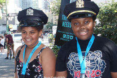 Salute to the HomeTown Heroes Ticker-Tape Parade to honor essential workers. The parade started in Battery Park and made its way up  Broadway (Canyon of Heroes) to City Hall  where NYC Mayor Bill de Blasio greeted them. The City Hall ceremony was modified because of the extreme heat today. The parade  featured 10 bands and 14 specialty vehicles. 
 The floats  departed in the following order, beginning with  
1.     Hospital Workers
2.     Healthcare Workers
3.     Education & Childcare
4.     First Responders
5.     Community Care
6.     City Workers
7.     Advocacy Organizations
8.     Transportation
9.     Hospitality & Building Care
10.  Emergency Food
11.  Communication & Delivery
12.  Small Businesses & Bodega
13.  Utilities
14.  Reinforcements