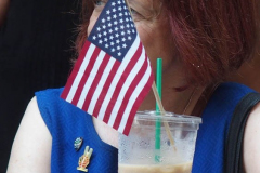 Salute to the HomeTown Heroes Ticker-Tape Parade to honor essential workers. The parade started in Battery Park and made its way up  Broadway (Canyon of Heroes) to City Hall  where NYC Mayor Bill de Blasio greeted them. The City Hall ceremony was modified because of the extreme heat today. The parade  featured 10 bands and 14 specialty vehicles. 
 The floats  departed in the following order, beginning with  
1.     Hospital Workers
2.     Healthcare Workers
3.     Education & Childcare
4.     First Responders
5.     Community Care
6.     City Workers
7.     Advocacy Organizations
8.     Transportation
9.     Hospitality & Building Care
10.  Emergency Food
11.  Communication & Delivery
12.  Small Businesses & Bodega
13.  Utilities
14.  Reinforcements