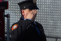 April 28, 2022 Funeral for New York City Firefighter Timothy Klein age 31. He was killed when he was searching for a Autistic boy the Second floor ceiling collapsed on top of both of them killing them in a 3 alarm fire in the Canarsie section of Brooklyn N.Y. 
Photos: Bruce Cotler©2022