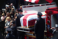 April 28, 2022 Funeral for New York City Firefighter Timothy Klein age 31. He was killed when he was searching for a Autistic boy the Second floor ceiling collapsed on top of both of them killing them in a 3 alarm fire in the Canarsie section of Brooklyn N.Y. 
Photos: Bruce Cotler©2022
