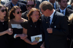 April 28, 2022 Funeral for New York City Firefighter Timothy Klein age 31. He was killed when he was searching for a Autistic boy the Second floor ceiling collapsed on top of both of them killing them in a 3 alarm fire in the Canarsie section of Brooklyn N.Y. 
Photos: Bruce Cotler©2022