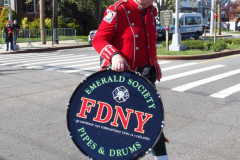 April 28, 2022 Funeral for New York City Firefighter Timothy Klein age 31. He was killed when he was searching for a Autistic boy the Second floor ceiling collapsed on top of both of them killing them in a 3 alarm fire in the Canarsie section of Brooklyn N.Y. 
Photos: Bruce Cotler©2022
