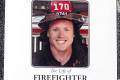 April 28, 2022 Funeral for New York City Firefighter Timothy Klein age 31. He was killed when he was searching for a Autistic boy the Second floor ceiling collapsed on top of both of them killing them in a 3 alarm fire in the Canarsie section of Brooklyn N.Y. 
Photos: Bruce Cotler©2022