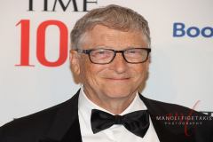 Bill Gates attending the red carpet.