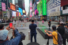 Time Square Chaos
Panic in Times Square after knocked-over planter possibly confused for gunfire

After investigation, police determine no shots fired at Times Square

Sources tell NYPPA there was a dispute between a man and a group of people around 6 p.m.

That's when, police say, a barrier or planter on the street fell over, creating a loud noise.

The man was placed under arrest for possession of marijuana and removed by EMS.

Times Square has been the scene of several shootings in recent months.

Republican mayoral candidate Curtis Sliwa came to the scene.
“It’s the Wild Wild West in Times Square,” he said. “You gotta wonder, people all the over world see these reports.”