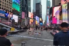 Time Square Chaos
Panic in Times Square after knocked-over planter possibly confused for gunfire

After investigation, police determine no shots fired at Times Square

Sources tell NYPPA there was a dispute between a man and a group of people around 6 p.m.

That's when, police say, a barrier or planter on the street fell over, creating a loud noise.

The man was placed under arrest for possession of marijuana and removed by EMS.

Times Square has been the scene of several shootings in recent months.

Republican mayoral candidate Curtis Sliwa came to the scene.
“It’s the Wild Wild West in Times Square,” he said. “You gotta wonder, people all the over world see these reports.”