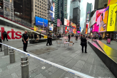 Time Square Chaos
Panic in Times Square after knocked-over planter possibly confused for gunfire

After investigation, police determine no shots fired at Times Square

Sources tell NYPPA there was a dispute between a man and a group of people around 6 p.m.

That's when, police say, a barrier or planter on the street fell over, creating a loud noise.

The man was placed under arrest for possession of marijuana and removed by EMS.

Times Square has been the scene of several shootings in recent months.

Republican mayoral candidate Curtis Sliwa came to the scene.
“It’s the Wild Wild West in Times Square,” he said. “You gotta wonder, people all the over world see these reports.”