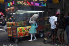 New York's Times Square is getting back to business even though the Delta Variant  number of cases are starting to creep up.
The Naked Cowboy,The  Naked Cowgirl, The Costume Characters were all outside on a beautiful day trying to make money. Some other strange folks were also enjoying the sights as well.