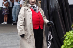 New York's Times Square is getting back to business even though the Delta Variant  number of cases are starting to creep up.
The Naked Cowboy,The  Naked Cowgirl, The Costume Characters were all outside on a beautiful day trying to make money. Some other strange folks were also enjoying the sights as well.